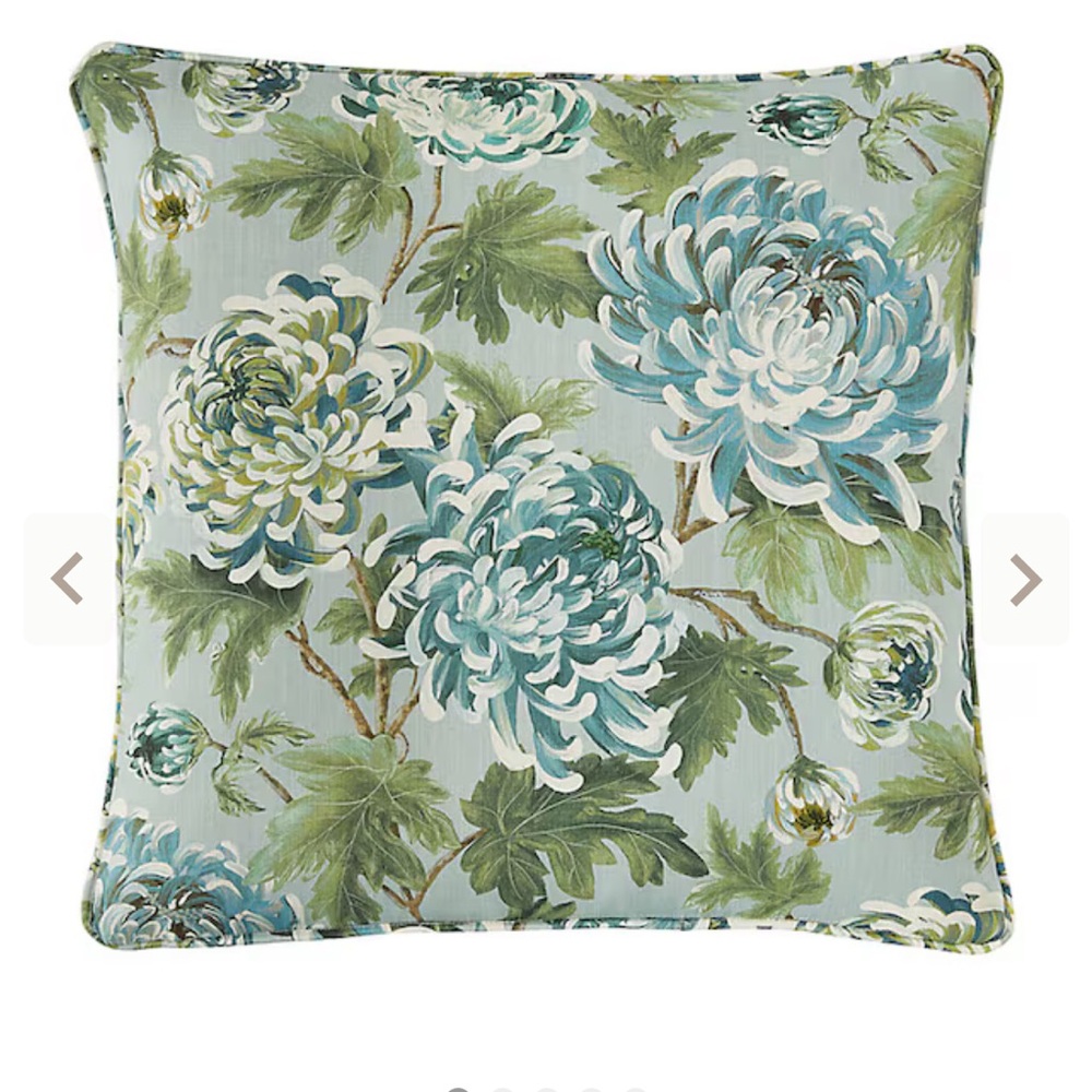 Ballard design Alora floral pillow